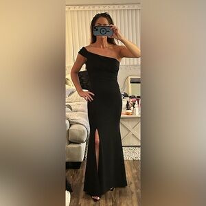Bloomingdales Off-the-shoulder Gown